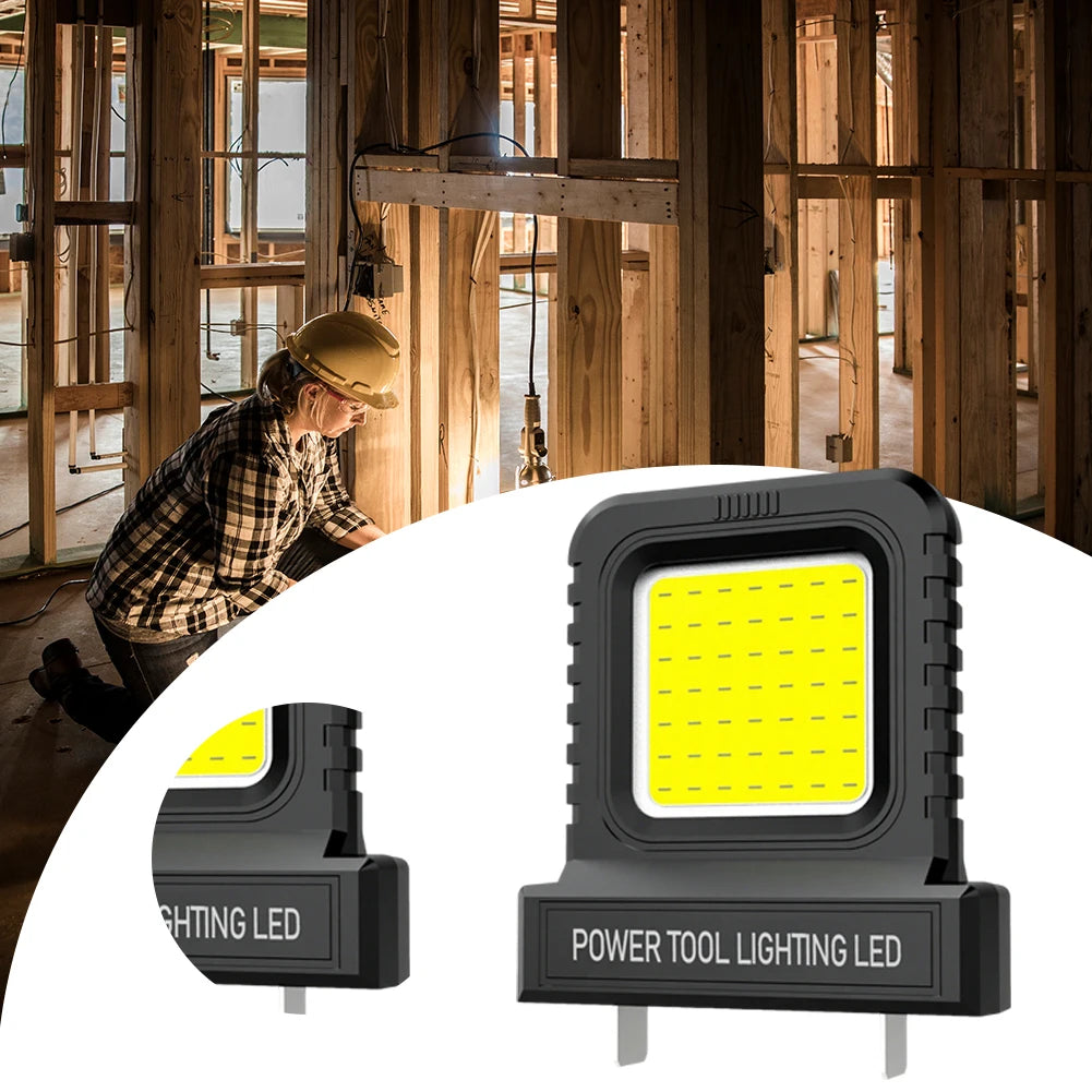 1-5Pcs Power Tool LED Work Light for Makita for Milwaukee for Dewalt for Bosch for Dayi Lomvum Zhipu 18V-21V Li-ion Battery