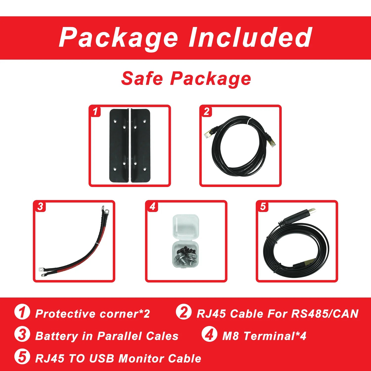 48V 100Ah 50Ah 120Ah 200Ah 300Ah LiFePO4 Battery 16S Built-in BMS 51.2V Lithium Iron Phosphate Batteries for RV Solar No VAT&TAX