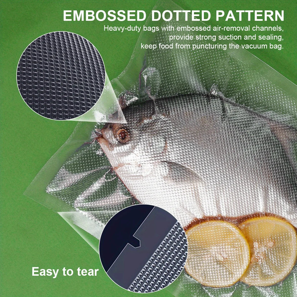500cm/Rolls Food Vacuum Bags for Sous Vide Storage Packaging bag for Vacuum Sealer Meat Fruits Vegetables