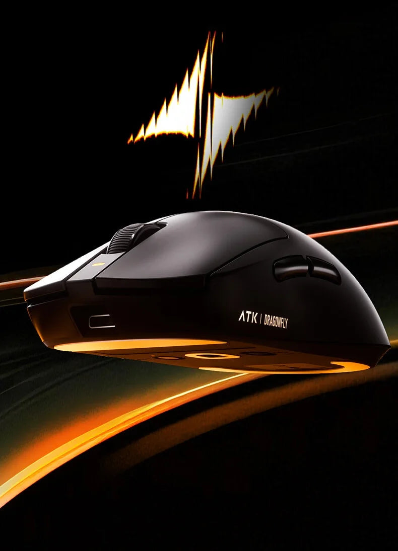 Atk A9 Plus Wireless Gaming Mouse A9/A9 Se/A9 Plus/A9 Pro Tri Mode 8k 53g Lightweight E-Sports Gaming Mouse Pc  Accessory Instoc