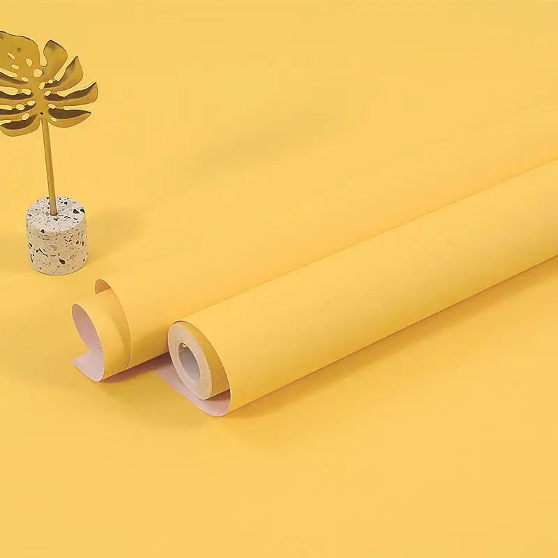 Solid Color Self-Adhesive Macaron Wallpapers Furnitures Cabinet Renovation Sticker Bedroom Vinyl Film DIY Living Room Home Decor
