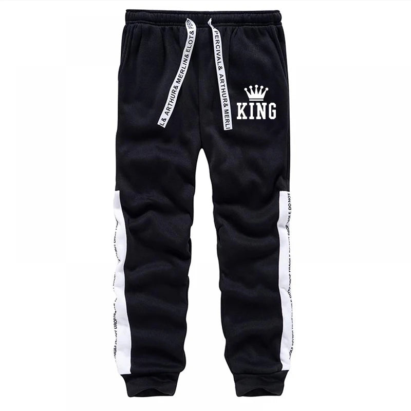 King Printing Mens Tracksuit Hot Sales Casual Hoodie Pants Streetwear Outdoors Mens Clothing Single Piece Sweatshirts Sweatpants