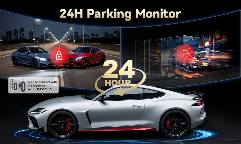 REDTIGER A8 4K+1080P ADAS Dash Cam 3.18" IPS Touch Screen Front And Rear Car Camera Built-in WiFi And GPS Car DVR Night Vision
