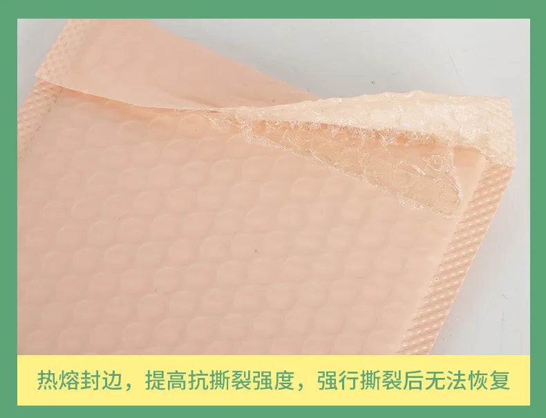 20Pcs Pink Poly Bubble Mailers Padded Envelopes Bulk Bubble Lined Wrap Polymailer Bags for Shipping Packaging Maile Self Seal