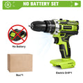 ONEGREEN 25+3 Torque Electric Impact Drill 3 Mode Adjustable Cordless Electric Screwdriver Power Tool For Makita 21V Battery Pin
