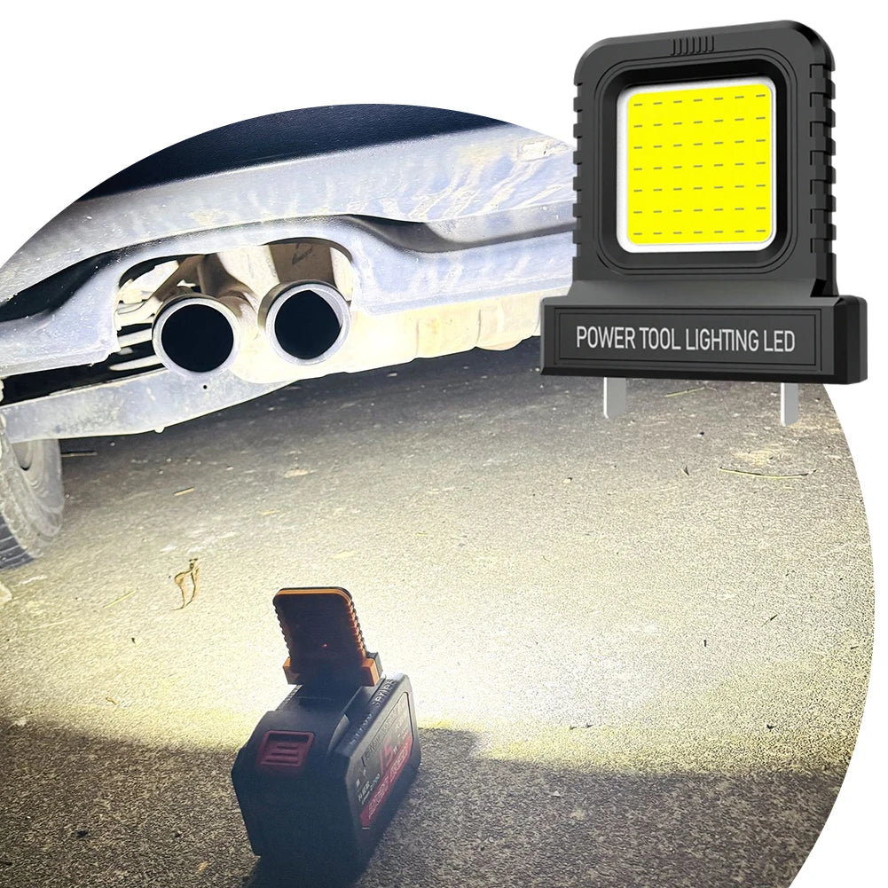 1-5Pcs Power Tool LED Work Light for Makita for Milwaukee for Dewalt for Bosch for Dayi Lomvum Zhipu 18V-21V Li-ion Battery
