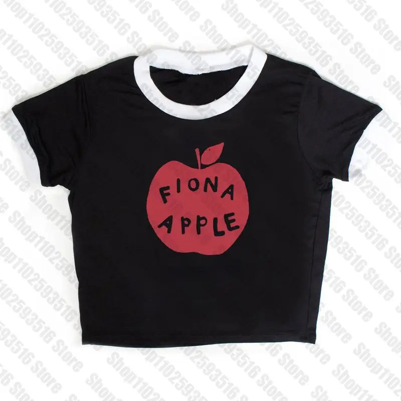 Y2K Crop Tops T-shirt Short Sleevle Vest Tees Harajuku Streetwear Suspenders Women Clothes Aesthetic Letter graphics shirt 2000s