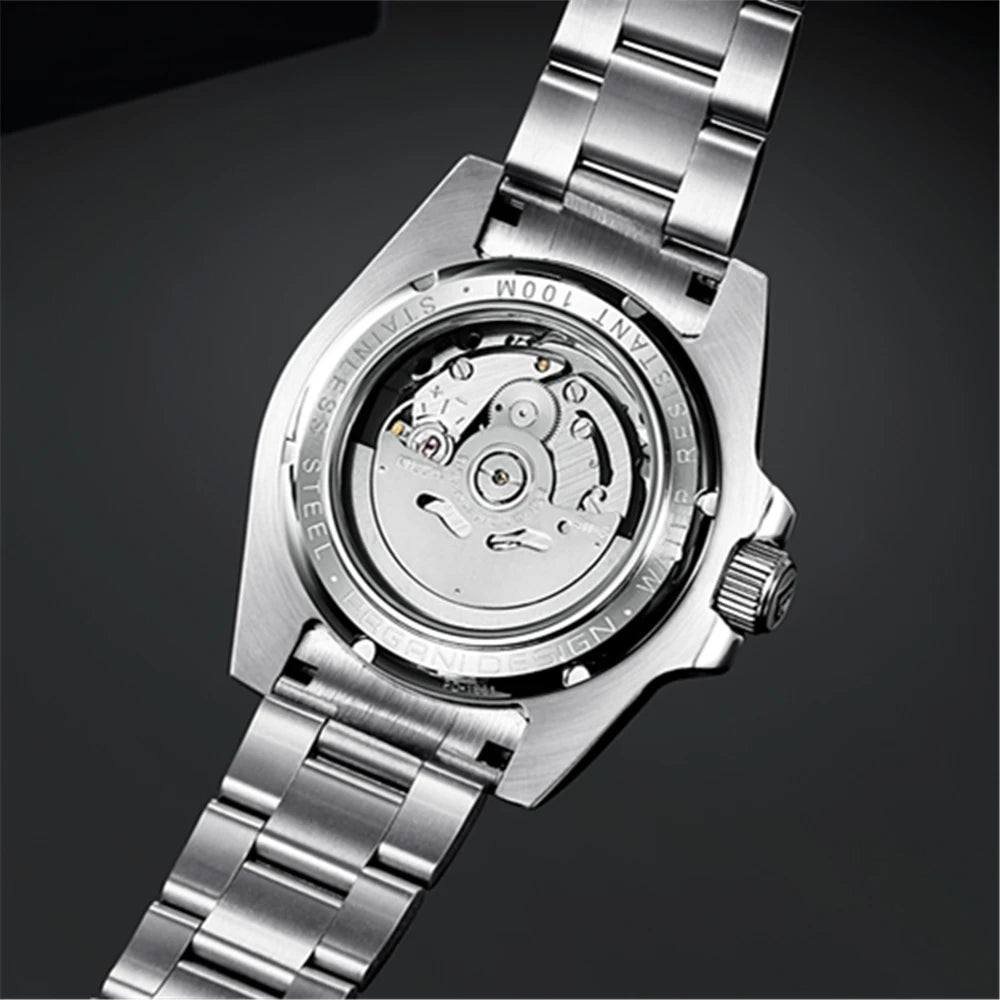 PAGANI DESIGN 2026 NEW Water Ghost Watch 40MM Luxury Automatic Mechanical Watches NH35 Auto Date Dive BGW-9 Watch For Men