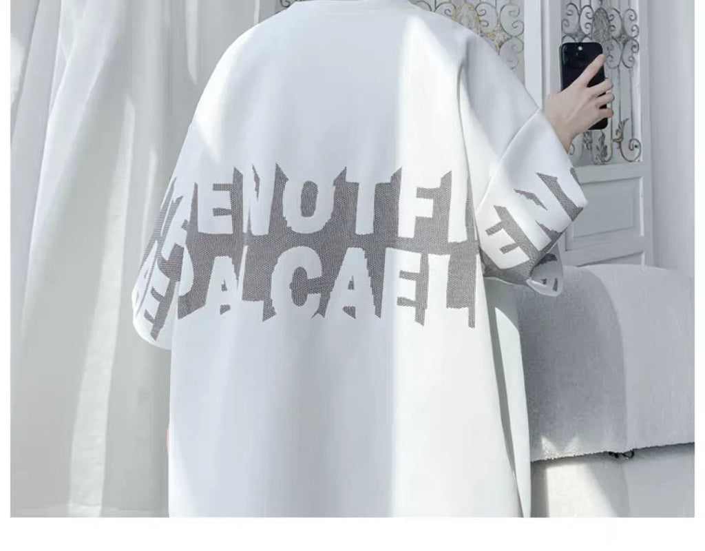 Summer Men's Large Suit S-6XL New Trendy Two Piece Set Korean High Street Fashion T-shirt Shorts Tracksuits Designer Clothes Men