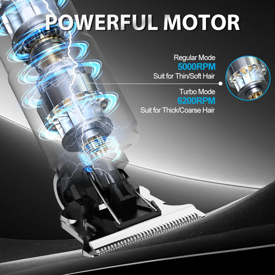 Sejoy Professional Hair Clipper kit for Men Cordless Electric Trimmers Rechargeable Hair Cutting Machine